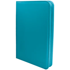 ASMODEE Ultra Pro Vivid 9-Pocket Zippered PRO-Binder -Asmodee 15906 9Pkt ZipBinder Vivid Teal Angle 500x ccd9bda7 f9ec 48b2 8d8b 85e27df722ed