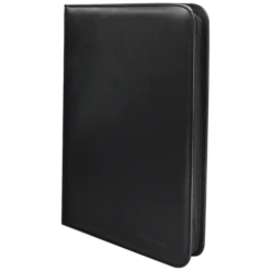 ASMODEE Ultra Pro Vivid 9-Pocket Zippered PRO-Binder -Asmodee 15907 9Pkt ZipBinder Vivid Black Angle 500x f8c5f688 56e0 4d5b a043 06c7c44bbe56