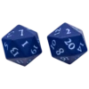 ASMODEE Ultra Pro Vivid Heavy Metal Dice D20 Set Of 2 -Asmodee 15936 D20 Vivid Heavy Metal Blue Set 500x 5a5907dd f9fd 4a34 9205 529634ca480d