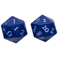 ASMODEE Ultra Pro Vivid Heavy Metal Dice D20 Set Of 2