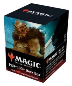 ASMODEE MTG Commander Adventures In The Forgotten Realms PRO 100+ Deck Box & 100 Sleeves -Asmodee 18773