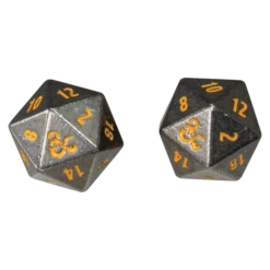 ASMODEE D&D Heavy Metal Realmspace D20 Dice Set