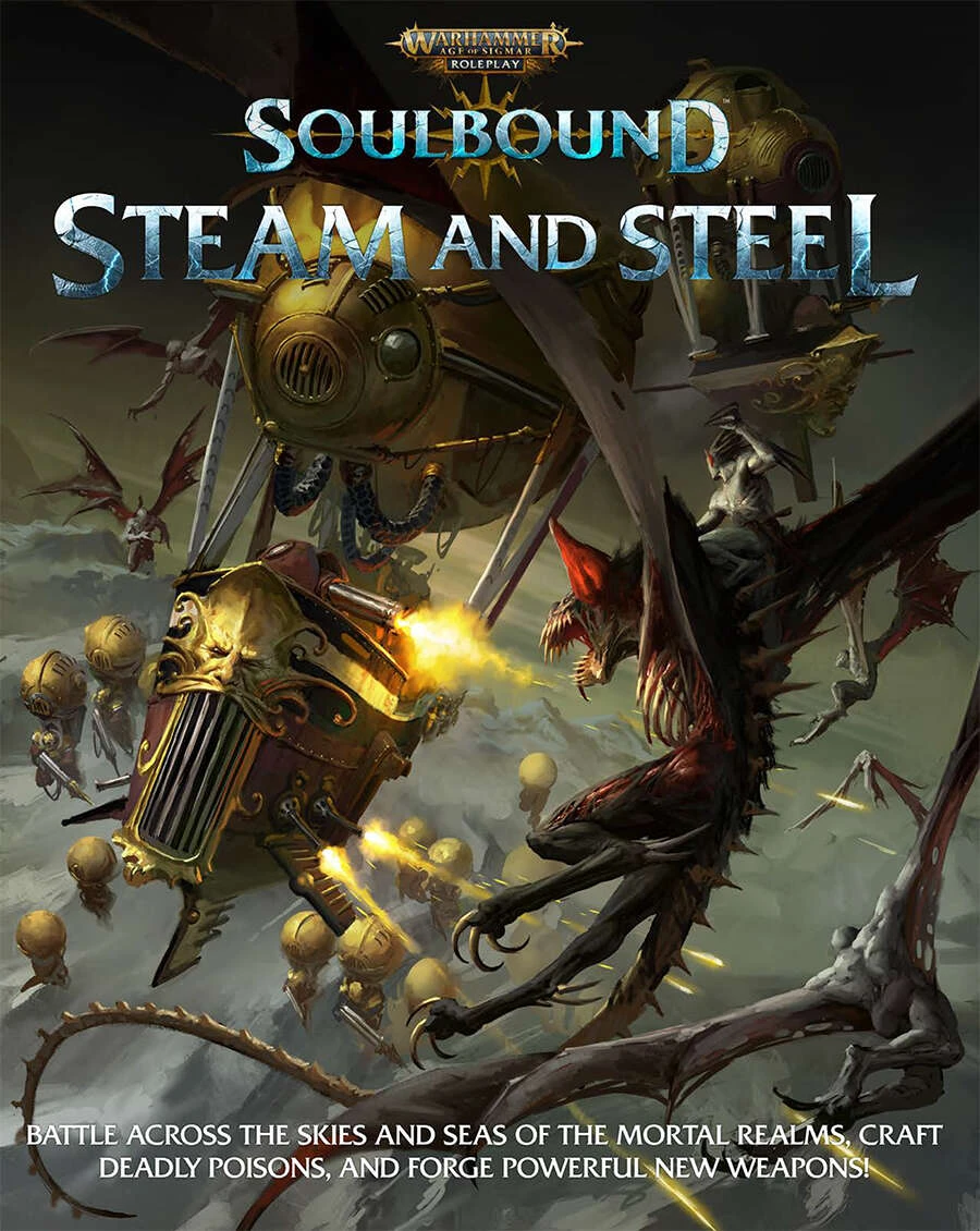 ASMODEE Warhammer Age Of Sigmar: Soulbound RPG Steam And Steel