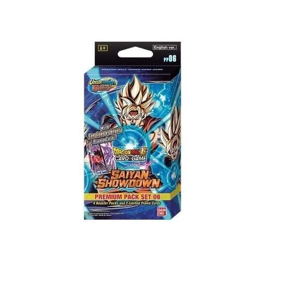 ASMODEE Dragon Ball Super Card Game Unison Warrior 06 Saiyan Showdown Premium Pack 3 ASMODEE Dragon Ball Super Card Game Unison Warrior 06 Saiyan Showdown Premium Pack