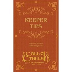 ASMODEE Call Of Cthulhu 40th Anniversary: Keeper Tips Book: Collected Wisdom