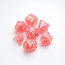 ASMODEE Gamegenic CANDY-LIKE SERIES RPG Dice Set (SET OF 7) -Asmodee GG RPG Peach Group 2 B4A3786 1 g207cEHuL