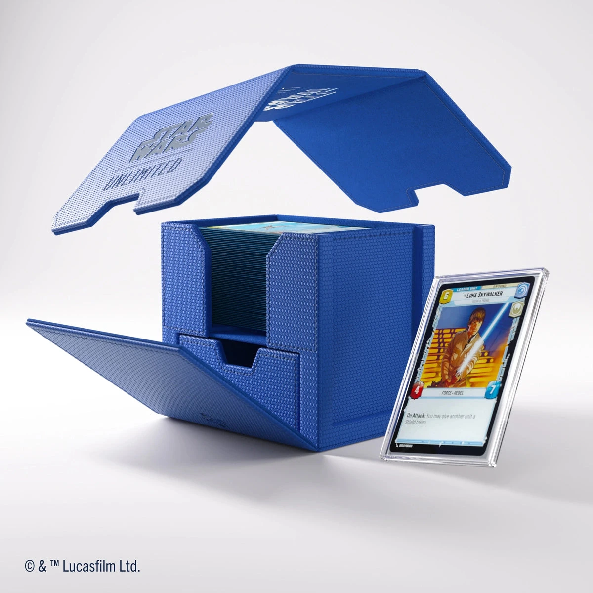 ASMODEE Star Wars: Unlimited Gamegenic Deck Pod - Blue 6 ASMODEE Star Wars: Unlimited Gamegenic Deck Pod - Blue - Image 4