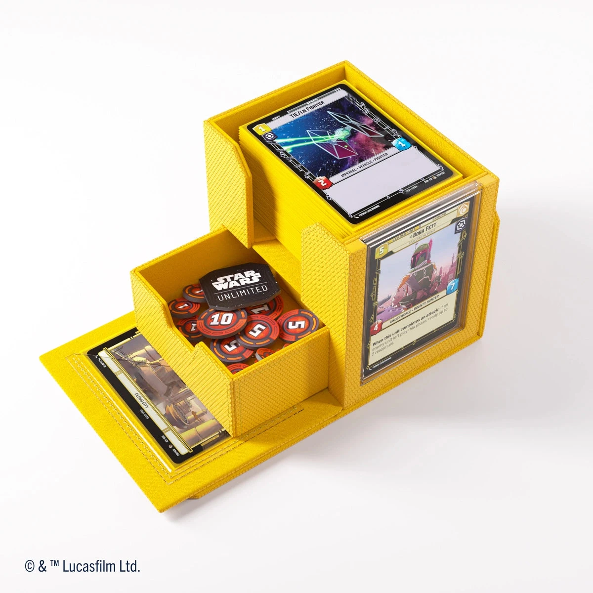 ASMODEE Star Wars: Unlimited Gamegenic Deck Pod - Yellow 7 ASMODEE Star Wars: Unlimited Gamegenic Deck Pod - Yellow - Image 5