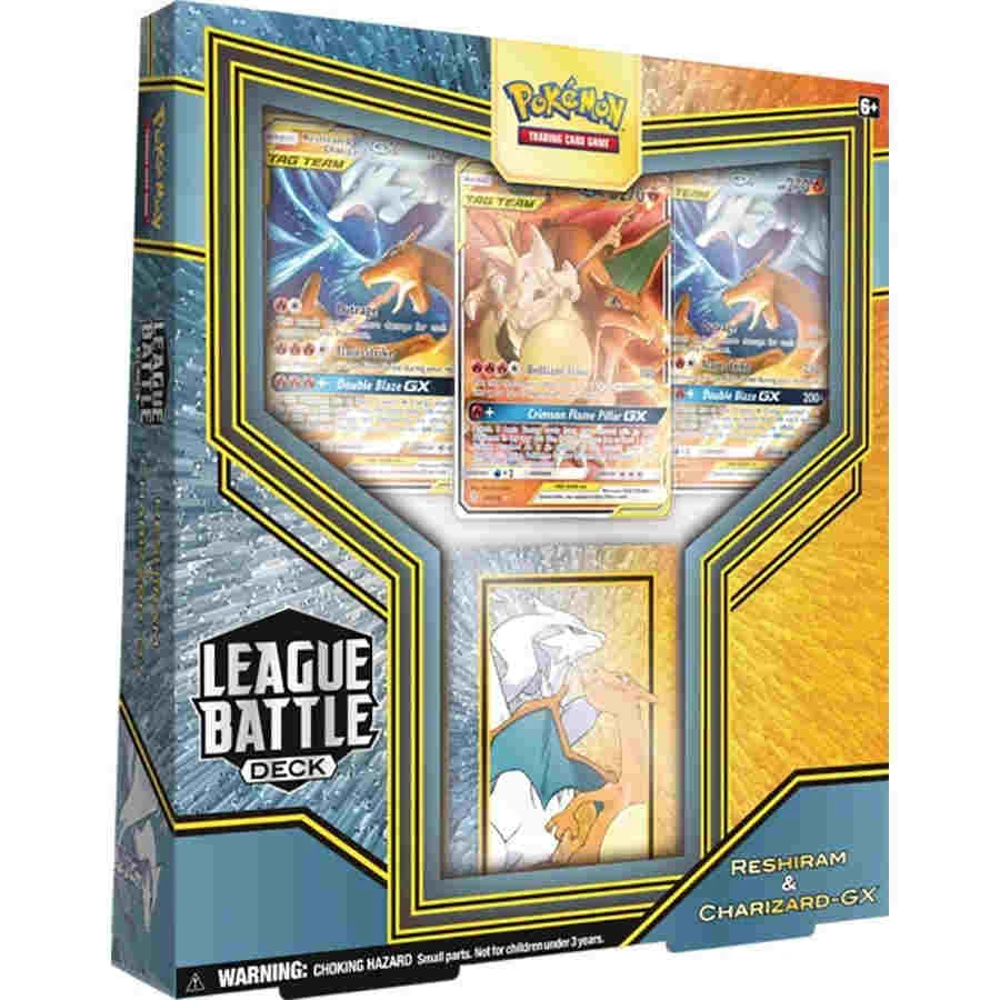 ASMODEE Pokemon League Battle Deck Reshiram & Charizard-GX 3 ASMODEE Pokemon League Battle Deck Reshiram & Charizard-GX