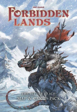 ASMODEE Forbidden Lands - The Bitter Reach Map & Cards Pack