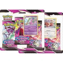 ASMODEE Pokemon TCG Sword & Shield 8 Fusion Strike 3-Pack Booster