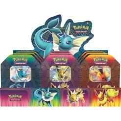 ASMODEE Pokemon TCG Elemental Power Tin Flareon/Jolteon/Vaporeon GX