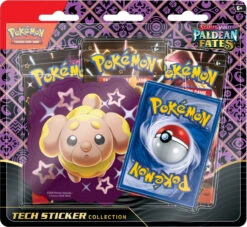 ASMODEE Pokemon TCG Scarlet & Violet Paldean Fates Tech Sticker Collection