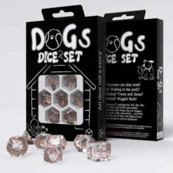ASMODEE Dogs Dice Set Bubbles