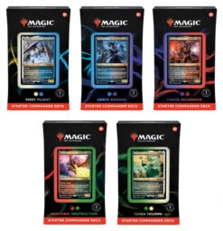 ASMODEE Magic: The Gathering Starter Commander Deck 2022 -Asmodee SCDSET OF 5 74927