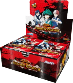 ASMODEE My Hero Academia Collectible Card Game: Series 2 - Crimson Rampage Booster Box