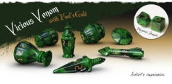 ASMODEE PolyHero Rogue Dice Set Vicious Venom