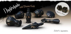 ASMODEE PolyHero Rogue Dice Set Nightshade