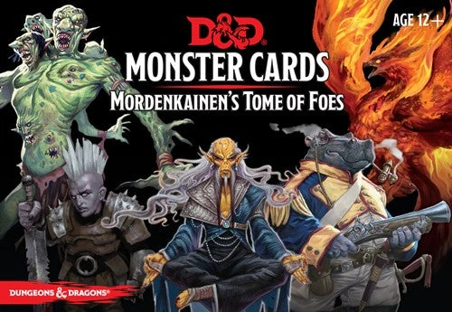 ASMODEE D&D Monster Cards Mordekainen's Tome Of Foes 3 ASMODEE D&D Monster Cards Mordekainen's Tome Of Foes