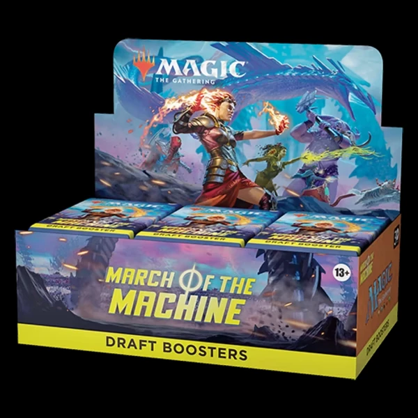 ASMODEE Magic: The Gathering March Of The Machine Draft Booster Box 3 ASMODEE Magic: The Gathering March Of The Machine Draft Booster Box