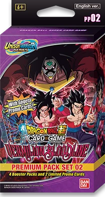 ASMODEE Dragon Ball Super Premium Pack Set 02 Vermilion Bloodline