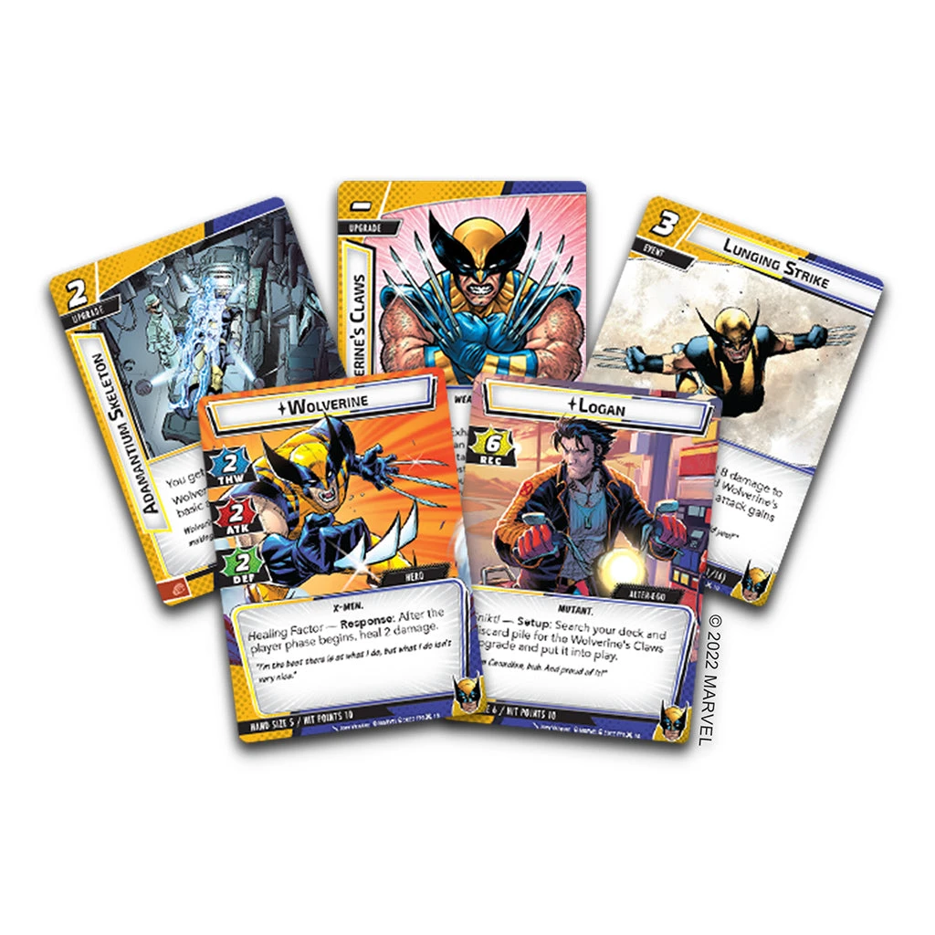 ASMODEE Marvel Champions: Wolverine Hero Pack 4 ASMODEE Marvel Champions: Wolverine Hero Pack - Image 2