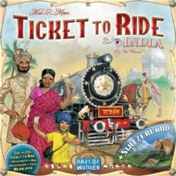 ASMODEE Ticket To Ride Map Collection Volume 2 India & Switzerland
