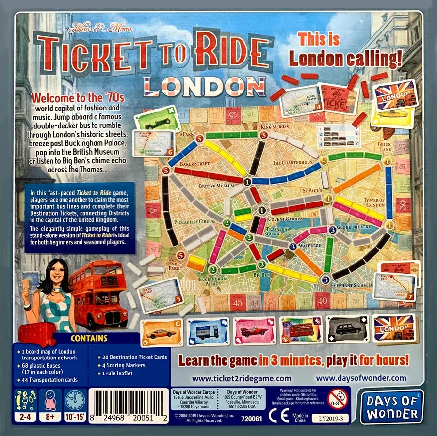 ASMODEE Ticket To Ride London 4 ASMODEE Ticket To Ride London - Image 2