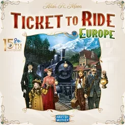 ASMODEE Ticket To Ride Europe: 15th Anniversary Edition