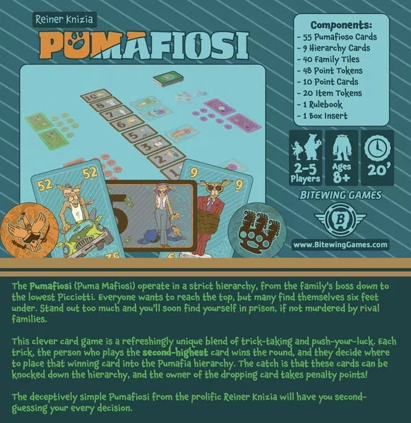 ASMODEE Pumafiosi 4 ASMODEE Pumafiosi - Image 2