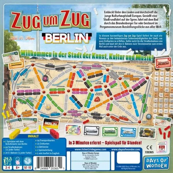 ASMODEE Ticket To Ride Berlin 4 ASMODEE Ticket To Ride Berlin - Image 2