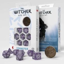 ASMODEE Q-Workshop The Witcher RPG Dice Set -Asmodee qwswye1b 1