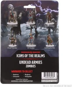 ASMODEE D&D Icons Of The Realms Miniatures: Undead Armies - Zombies -Asmodee s l1600 67fac562 d1ee 43b3 927c d4d86716b634