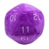 ASMODEE Purple Jumbo D20 Plush -Asmodee upr15475 1