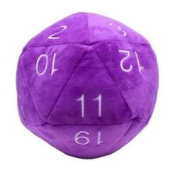 ASMODEE Purple Jumbo D20 Plush