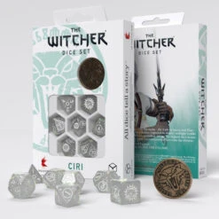 ASMODEE Q-Workshop The Witcher RPG Dice Set -Asmodee witcher ciri lady space time