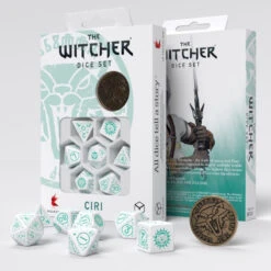 ASMODEE Q-Workshop The Witcher RPG Dice Set -Asmodee witcher ciri law surprise