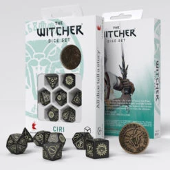 ASMODEE Q-Workshop The Witcher RPG Dice Set -Asmodee witcher ciri zireael
