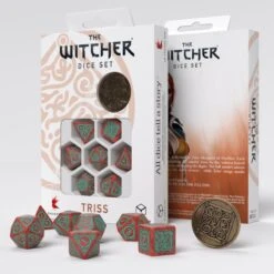 ASMODEE Q-Workshop The Witcher RPG Dice Set -Asmodee witcher triss merigold fearless