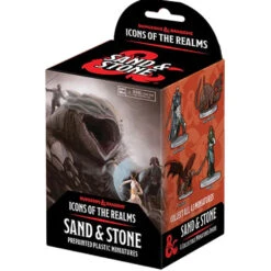 ASMODEE D&D Icons Of The Realms Sand & Stone (Set 26) Miniatures Booster
